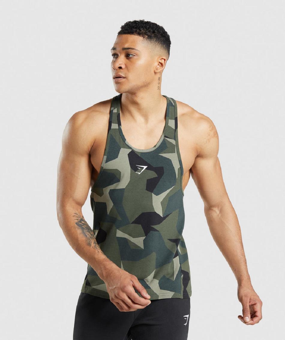 Stringers Gymshark Critical Hombre Verde | CO 3589GSO